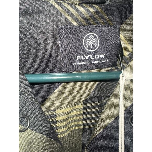 Tech Flannel Handlebar Size Small Men Long Sleeve Button Up - Picture 3 of 4